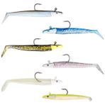 Fujin Zand EEL 11 cm 7 gr - 14 gr Gold Silver Double Body Head Silikon Balık