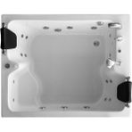 Fujisimo Serut 120 x 150 H 60 Dikdörtgen Jakuzi - Beyaz