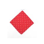 Fular Marketi Sepete 4 Ekle 3 Öde Kampanya %100 Pamuk Unisex Capa Desenli Bandana Kırmızı