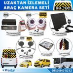Full AHD Araç Kamera Seti 4 Kameralı 320 GB Harddisk Dahil Kayıtlı 7 inç Hdmi Ekranlı