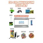 Full Akvaryum Seti Beyaz Renk 30X23x15 Cm 9 Parça