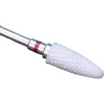Full Beauty Seramik Freze Uç Törpü Makinası Ucu Protez Tırnak Törpü Manikür Freze Ucu Kırmızı Mısır - kırmızımısıruç