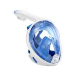 Full Face Snorkel Tam Yüz Dalış Maskesi Maske Set S-M Bermuda - 7 Çok Renkli