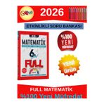 Full Matematik 6.Sınıf %100 Yeni Müfredat Matematik Soru Bankası(Etkinlikli)+Kalem