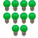 Full Reyon 10 Adet K2 Yeşil Işık 5 Watt Led Gece Lambası Ampulü, E27 Duylu Ağaç Feneri Ampulü