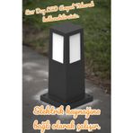 Full Reyon 29 Cm E27 Duylu Eyfel Aplik, Bahçe Duvar, Yol, Çim Aydınlatma Armatürü, Set Üstü Dekoratif Aplik