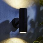 Full Reyon Çift Yönlü Plastik Kasa Modern Bahçe Duvar Aplik, 14 Watt Gün Işığı LED Armatür, Bahçe, Balkon Aplik - Siyah