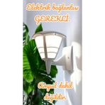 Full Reyon E27 Duylu, Beyaz Kasa İç Ve Dış Mekan Bahçe, Balkon, Teras, Kamelya, Veranda, Kapı Giriş Apliği