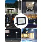 Full Reyon Elektrikle Çalışır, Ultra Kaliteli 100 Watt Beyaz Işık Smd Led Projektör, Dış Mekan Armatürü - 220V