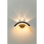 Full Reyon Modern LED Armatür, 12 Watt 3000K Gün Işığı LED Aplik, Bahçe, Balkon, Salon, Teras, Veranda Armatürü - 3000K - Günışığı