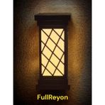 Full Reyon Modern Tasarım 24 Watt LED Aplik, 3000K Gün Işığı LED Armatür, Banyo, Balkon, Kapı Giriş Apliği - 3000K - Günışığı