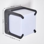 Full Reyon Octopus 18 Watt Günışığı Ledli Dış Mekan, Nemli Alan, Balkon, Banyo, Teras, Bahçe, Veranda Apliği - Siyah