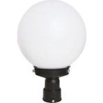 Full Reyon Yuvarlak Direk Üstü Glop Bahçe Aydınlatma Armatürü (4-6 Cm Çapında Yuvarlak Borular İçin Uygun.)