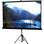 Full Screen Fullscreen 180X180 Tripod Ayaklı Projeksiyon Perdesi