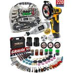 Full Set Bakır Sargılı Metal Kesme ve Gravür Mini Taşlama Hediye - Seçenek 1