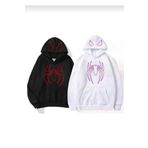 FULL TOLERANCE SPİDERMAN BASKILI ÇİFT KOMBİN SİYAH-BEYAZ SWEATSHIRT