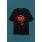 FULL TOLERANCE Unisex Spiderman Pence BaskılıT-shırt Oversize