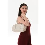 Fulla Moda Fermuarlı Rugan Kol Çantası