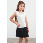 Fulla Moda İncili Kare Yaka Kız Çocuk Bluz