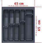 Fullaks Çekmece içi Kaşıklık 45x45 Kumlu Yüzey