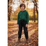 FullaModa Beli Lastikli Baggy Erkek Çocuk Pantolon - Füme - 10 Yaş