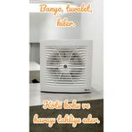 fullreyon 100lük Ultra Kaliteli, Tak & Unut Banyo Tuvalet, Kiler Aspiratörü, Hava Yeniler Koku Alır Aspiratör