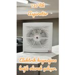 fullreyon 120lik, Ultra Kaliteli, Tak&Unut Banyo, Tuvalet, Kiler Aspiratörü, Hava Yeniler Koku Alır Aspiratör