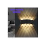 fullreyon 15 Watt, Amber Işık Ledli, Çok Kaliteli İç ve Dış Mekan Aydınlatma Armatürü, Led Bahçe Duvar Apliği