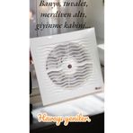 fullreyon 150lik, Ultra Kaliteli, Tak&Unut Banyo, Tuvalet, Kiler Aspiratörü, Hava Yeniler Koku Alır Aspiratör