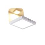 fullreyon 18 Watt Kare BEYAZ Metal Kasa 3200 Kelvin Ultra Kaliteli Sıva Üstü Led Tavan Armatürü, Led Panel
