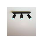 Fullreyon 3X7 Watt Mavi Işık Alüminyum Kasa Dekoratif İç Mekan Tavan, Duvar Spotu 3 Spotlu Gu10 Duy Armatür