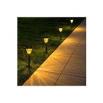 fullreyon 4 Adet Kablosuz, Güneş Enerjili 7 Watt Çok Çok Kaliteli Solar Çim, Çiçek, Bahçe Aydınlatma Armatürü