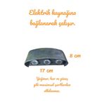 fullreyon Antik Eskitme 10 Watt Günışığı Ledli Dekoratif Işık Süzmeli İç ve Dış Mekan Led Aplik Led Armatür