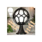 fullreyon Beyaz Işık 10 Watt Ampul Dahil Dekoratif Bahçe Duvar Aydınlatma Armatürü, Set Üstü Dekoratif Aplik