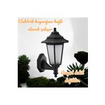 fullreyon E27 Duy, Elektrikle Çalışır, Dekoratif Bahçe, Balkon, Teras, Kapı Giriş Apliği, Bahçe Duvar Armatürü