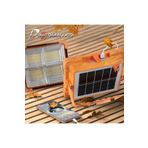 fullreyon Güneş Enerjisi İle Dolan Powerbank, 200 Watt Solar Projektör, 4 Işık Modlu, SOS Yardım Çakarlı Fener