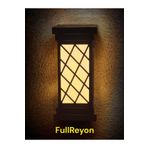 fullreyon Modern Tasarım 24 Watt Led Aplik, 3000K Gün Işığı Led Armatür, Banyo, Balkon, Kapı Giriş Apliği