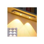 fullreyon Sensörlü, Şarjlı, 3 Işık Renkli, 30 CM Alüminyum Kasa, Işık Desenli, Çok Amaçlı Modern Led Aplik