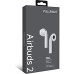 Fulltech Airbuds 2 Kablosuz Bluetooth Kulaklık | Enc Gürültü Engelleme | 24 Saat Şarj Süresi | Ios & Android Uyumlu - Beyaz