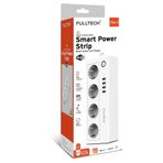 Fulltech FSM-3 4XSoket RGB Akıllı Wi-Fi Kontrollü Priz