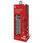 Fulltech Ftr-08 2 Metre Usb Li Termal Akım Korumalı 8'li Priz Uzatma Kablo Elektronik Ürünler Için Uygundur