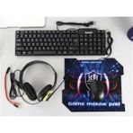 Fulltech Game Oyun Seti Klavye+Mouse+Mouse Pad+Kulaklık K10 Set