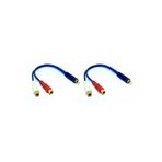 Fully 2RCA Dişi - 1RCA Erkek 30 cm Ara Kablo