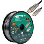 Fully 50metre 8K 60Hz ARC Fiber Optik HDMI Kablo 2.1v 7680x4320