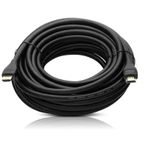 Fully G-507ds Plastik Düz Siyah 10 Metre Gold Poşetli Hdmi Kablo Tv Uydu Kablosu