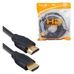 Fully G-507E 15 Metre Örgülü Gold Uçlu HDMI Kablo (Seri 1)