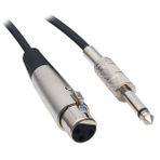 FULLY G-526F HAZIR 5 METRE MİKROFON ARA KABLOSU (6.3MM GİTAR ERKEK - CANON XLR DİŞİ) (AVD-11)