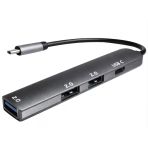Fully S-802K 4İn1 Usb Hub Type-C To Usb-A Çoklayıcı Dönüştürücü Otg Destekli