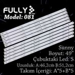 Fully SET-081 Sunny-Vestel 49 inç TV Bar Led Takımı