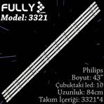 Fully SET-3321 Philips 43 inç TV Bar Led Takımı